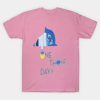 Футболка женщины наизнанку грусть Harajuku Печать Кавайи футболка Летний короткий рукав женский футболка Top Tee S розовый