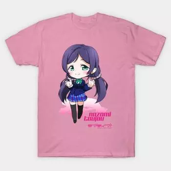 Футболка женщины Nozomi Toujou Love Live Harajuku Печать Кавайи футболка Летний короткий рукав женский футболка Top Tee S