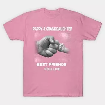 Футболка женщины Паппи внучка Лучшие друзья на всю жизнь Harajuku Печать Кавайи футболка Летний короткий рукав женский футболка Top Tee S