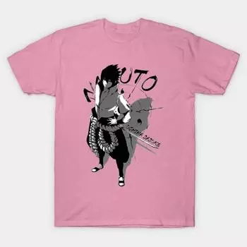 Футболка женщины Саске Учиха футболка Harajuku Печать Кавайи футболка Летний короткий рукав женский футболка Top Tee S