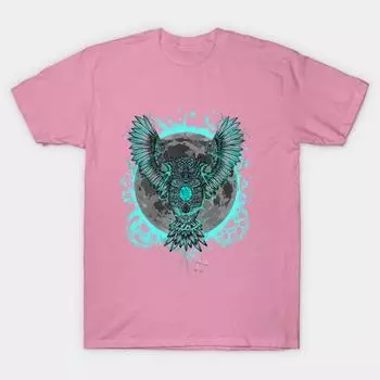 Футболка женщины стимпанк Робот Сова Серебро Harajuku Печать Кавайи футболка Летний короткий рукав женский футболка Top Tee S