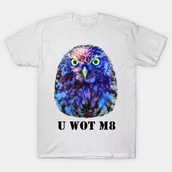 Футболка женщины U Wot M8 Cray Cray Bird Series Harajuku Печать Кавайи футболка Летний короткий рукав женский футболка Top Tee S