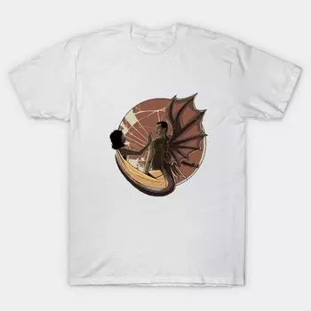 Футболка женщины Великий красный дракон и женщина, одетая с Th Harajuku Печать Кавайи Футболка Летний короткий рукав женская футболка Top Tee S