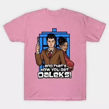 Футболка женщины Вот как вы получаете далеков Harajuku Печать Кавайи футболка Летний короткий рукав женский футболка Top Tee S