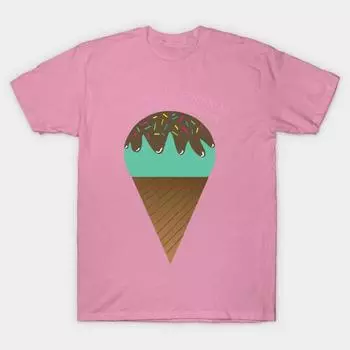 Футболка женщины You Are The Sprinkles On My Ice Cream Harajuku Печать Кавайи футболка Летний короткий рукав женский футболка Top Tee S