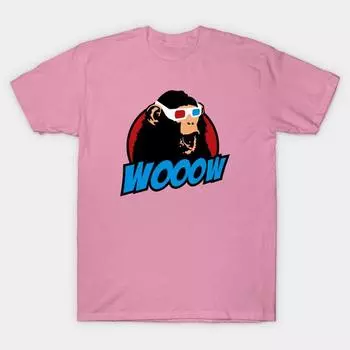 Футболка женская 3D Amazed Ape Harajuku Print Kawaii футболка летняя женская футболка с коротким рукавом топ футболка S