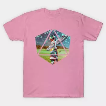 Футболка женская 3D индийский тотемный столб Harajuku принт Kawaii футболка летняя с коротким рукавом женская футболка топ футболка S