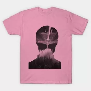 Футболка женская A Road Into The Woods Harajuku Print Kawaii футболка летняя женская футболка с коротким рукавом топ футболка S