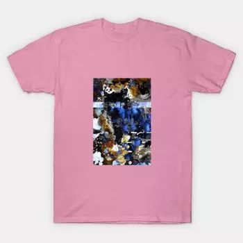 Футболка женская абстрактная кошка Harajuku принт Kawaii футболка летняя женская футболка с коротким рукавом топ футболка S