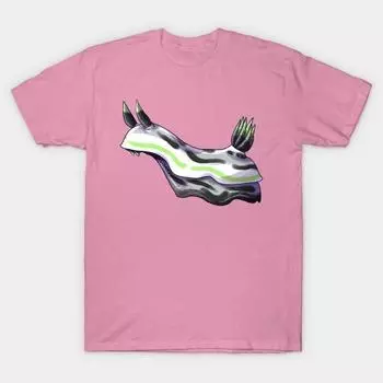 Футболка женская Agender Nudibranch Harajuku Print Kawaii футболка летняя женская футболка с коротким рукавом топ футболка S розовый