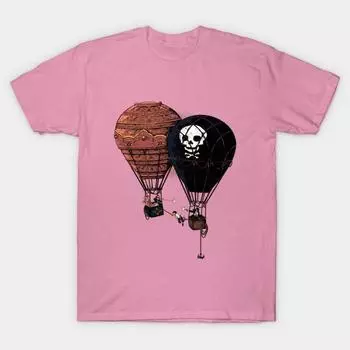 Футболка женская Air Pirate Harajuku Print Kawaii футболка летняя с коротким рукавом женская футболка топ футболка S розовый