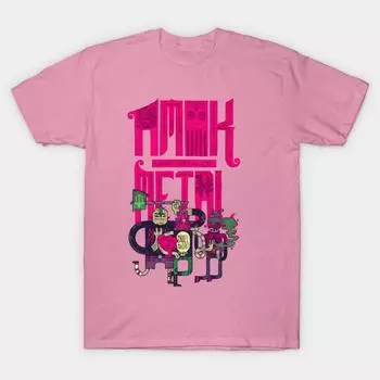 Футболка женская Amok And Totally Metal Harajuku Print Kawaii футболка летняя женская футболка с коротким рукавом топ футболка S