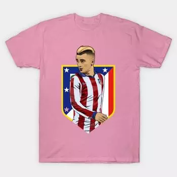 Футболка женская Antoine Griezmann Harajuku Print Kawaii футболка летняя с коротким рукавом женская футболка топ футболка S розовый