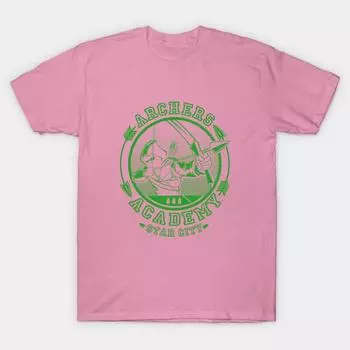 Футболка женская Archers Academy Harajuku Print Kawaii футболка летняя женская футболка с коротким рукавом топ S
