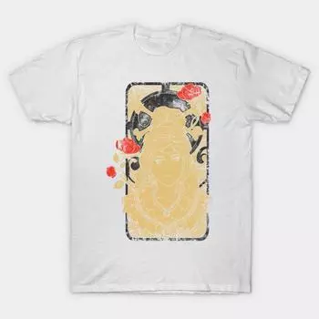 Футболка женская Art Nouveau Harajuku Print Kawaii футболка летняя женская футболка с коротким рукавом топ футболка S розовый