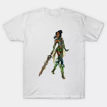 Футболка женская Ashe Tiana Sans Background Harajuku Print Kawaii футболка летняя женская футболка с коротким рукавом топ футболка S розовый