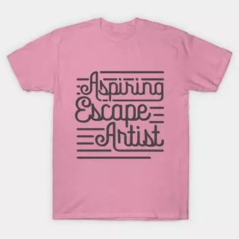 Футболка женская Aspiring Escape Artist 2 Harajuku Print Kawaii футболка летняя женская футболка с коротким рукавом топ футболка S