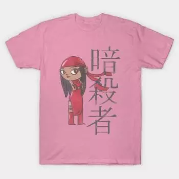 Футболка женская Assassin Harajuku Print Kawaii футболка летняя женская футболка с коротким рукавом топ футболка S