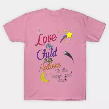 Футболка женская Autism To The Moon And Back Harajuku Print Kawaii футболка летняя с коротким рукавом женская футболка топ футболка S розовый