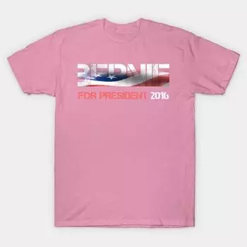 Футболка женская Берни Сандерс на пост президента 2016 года Harajuku Print Kawaii футболка летняя женская футболка с коротким рукавом топ футболка S розовый