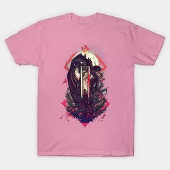 Футболка женская Berserk Harajuku Print Kawaii футболка летняя женская футболка с коротким рукавом топ футболка S розовый