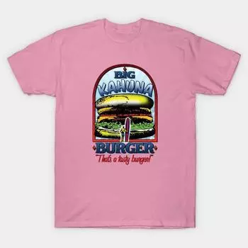 Футболка женская Big Kahuna Burger Harajuku Print Kawaii футболка летняя женская футболка с коротким рукавом топ футболка S