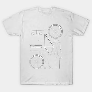 Футболка женская Bike Exploded Harajuku Print Kawaii футболка летняя женская футболка с коротким рукавом топ S