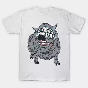 Футболка женская Bloodborne Maneater Boar Harajuku Print Kawaii футболка летняя женская футболка с коротким рукавом топ футболка S