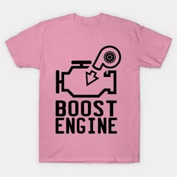 Футболка женская Boost Check Engine Light Harajuku Print Kawaii футболка летняя с коротким рукавом женская футболка топ футболка S розовый