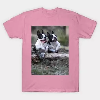 Футболка женская Bostonterriers Harajuku Print Kawaii футболка летняя с коротким рукавом женская футболка топ футболка S