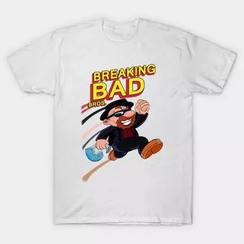 Футболка женская Breaking Bad Bros Harajuku Print Kawaii футболка летняя с коротким рукавом женская футболка топ футболка S розовый