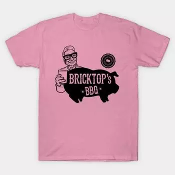 Футболка женская Bricktops Bbq 2 Harajuku Print Kawaii футболка летняя с коротким рукавом женская футболка топ футболка S розовый