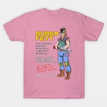 Футболка женская Bubba Fett Harajuku Print Kawaii футболка летняя женская футболка с коротким рукавом топ футболка S розовый