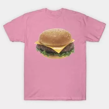 Футболка женская Burger Harajuku Print Kawaii футболка летняя с коротким рукавом женская футболка топ футболка S