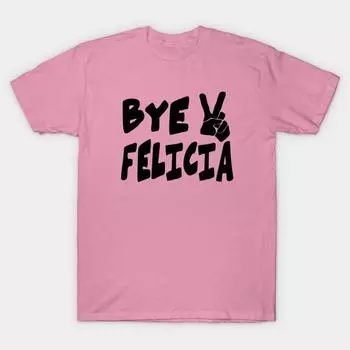 Футболка женская Bye Felicia Harajuku Print Kawaii футболка летняя женская футболка с коротким рукавом топ футболка S розовый