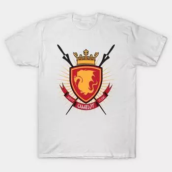 Футболка женская Camelot Jousting Team Harajuku Print Kawaii футболка летняя женская футболка с коротким рукавом топ S