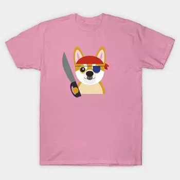 Футболка женская Captain Shiba Harajuku Print Kawaii футболка летняя женская футболка с коротким рукавом топ футболка S розовый