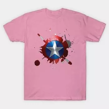 Футболка женская Captain Splash Harajuku Print Kawaii футболка летняя женская футболка с коротким рукавом топ футболка S розовый