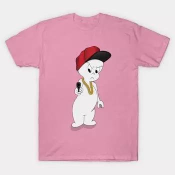 Футболка женская Casper The Not So Friendly Ghost Harajuku Print Kawaii футболка летняя женская футболка с коротким рукавом топ футболка S