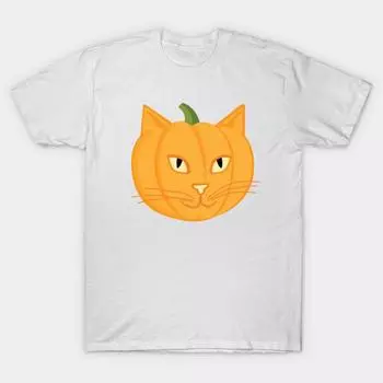 Футболка женская Cat O Lantern Cat Face Pumpkin Jackolantern Cute C Harajuku Print Kawaii футболка летняя с коротким рукавом женская футболка топ футболка S розовый