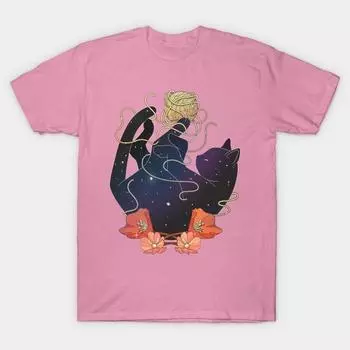 Футболка женская Catnip Harajuku Print Kawaii футболка летняя с коротким рукавом женская футболка топ футболка S