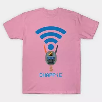 Футболка женская Chappie The Humandroid Harajuku Print Kawaii футболка летняя женская футболка с коротким рукавом топ футболка S розовый