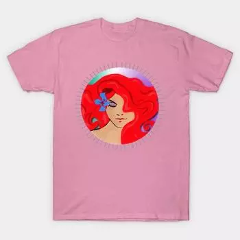 Футболка женская Часть твоего мира Harajuku принт Kawaii футболка летняя короткий рукав женская футболка топ футболка S розовый