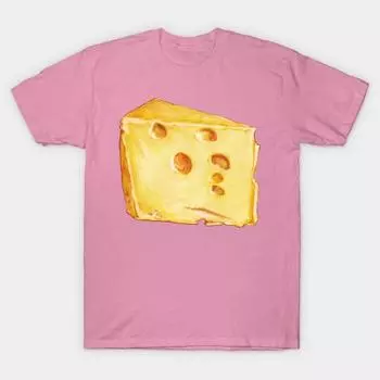Футболка женская Cheese Harajuku Print Kawaii футболка летняя с коротким рукавом женская футболка топ футболка S