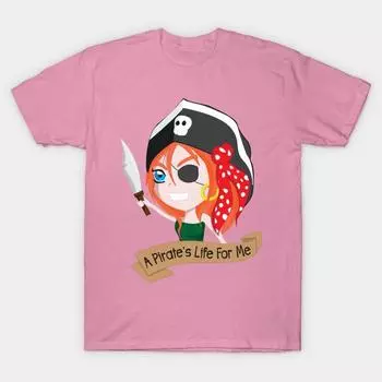 Футболка женская Chibi Pirates Life Harajuku Print Kawaii футболка летняя женская футболка с коротким рукавом топ футболка S розовый