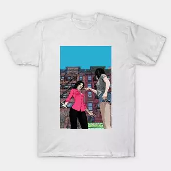 Футболка женская China Town Harajuku Print Kawaii футболка летняя с коротким рукавом женская футболка топ футболка S