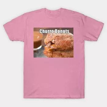 Футболка женская Churro Donuts Harajuku Print Kawaii футболка летняя женская футболка с коротким рукавом топ футболка S розовый