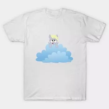 Футболка женская Cloud Derpy Harajuku Print Kawaii футболка летняя женская футболка с коротким рукавом топ футболка S