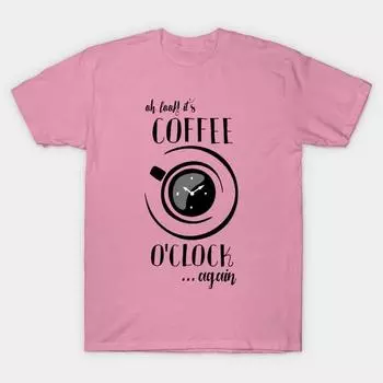 Футболка женская Coffee Oclock Harajuku Print Kawaii футболка летняя с коротким рукавом женская футболка топ футболка S розовый