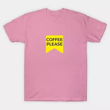 Футболка женская Coffee Please Harajuku Print Kawaii футболка летняя с коротким рукавом женская футболка топ футболка S